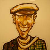  Остап Бендер от шаржиста Мишеля, Михаила Шабалина в Минске